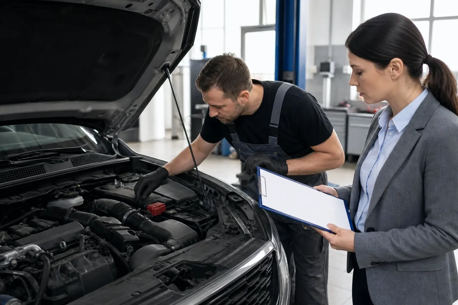 Profissional auxiliando cliente no cadastro de motor em despachante em Itu.